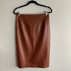 Faux Leather Skirt